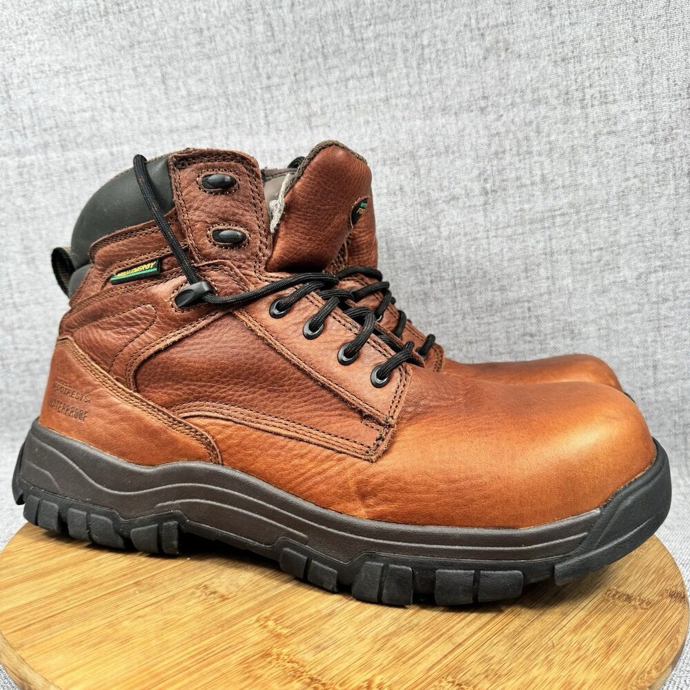 Hytest Boots Men's Size 13 Footrests High Energy Leather Work